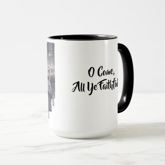Venez Tous Votre Fidèle Mug De Café De Noël (Devant droit)