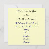 Venez voir notre nouvelle invitation à domicile (Dos)