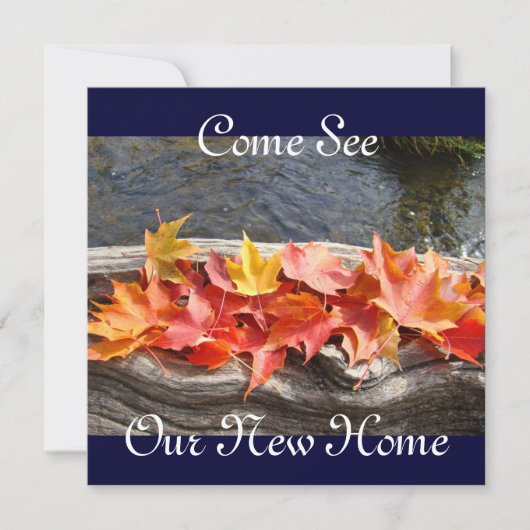 Venez voir notre nouvelle invitation à domicile (Devant)