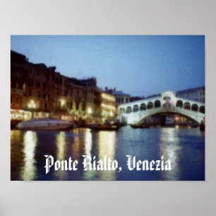 Venezia Di Notte (Venetië te nacht) Poster