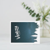 Venezia door Night - briefkaart (Staand voorkant)