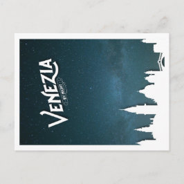 Venezia door Night - briefkaart