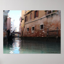 Venezia en zijn kanalen - originele fotografische