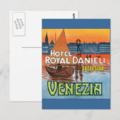 Venezia Hotel Royal Danieli Briefkaart (Voorkant / Achterkant)