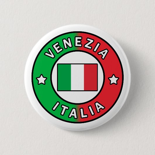 Venezia Italia Ronde Button 5,7 Cm (Voorkant)