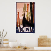 Venezia -  Italiaans reisbureau Poster (Keuken)