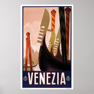 Venezia -  Italiaans reisbureau Poster