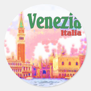 Venezia, Italië Ronde Sticker