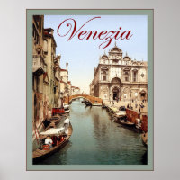 Venezia ~ Poster Vintage voyage