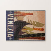 Venezia | Reisposter van Venetië Legpuzzel (Horizontaal)