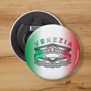 Venezia Rialto Bold Lines Button Flesopener
