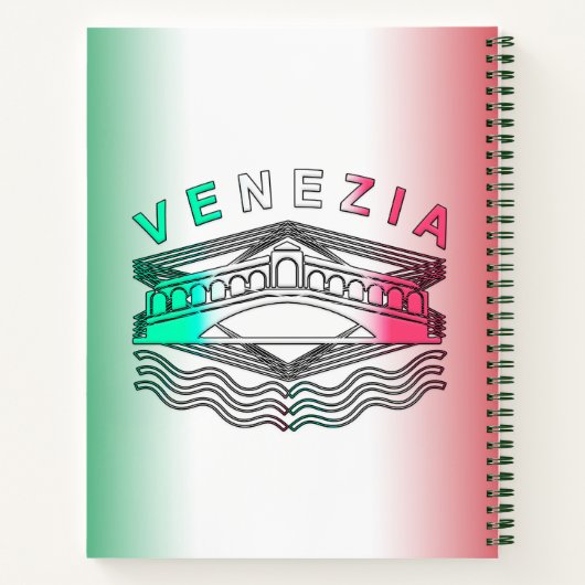 Venezia Rialto Bold Lines Notitieboek (Achterkant)