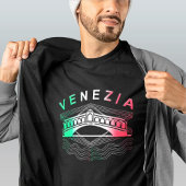 Venezia Rialto Vold Lines Mannen waarde T-shirt