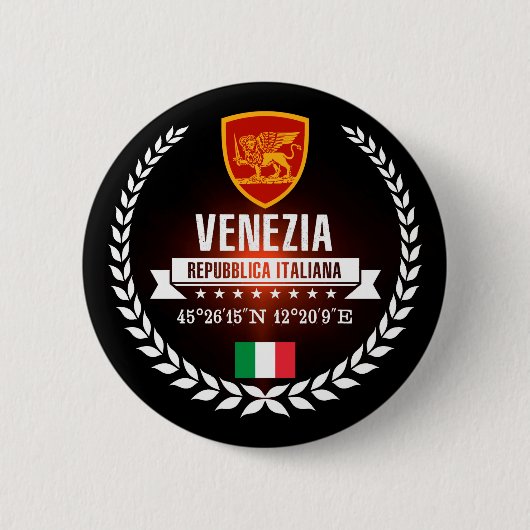 Venezia Ronde Button 5,7 Cm (Voorkant)