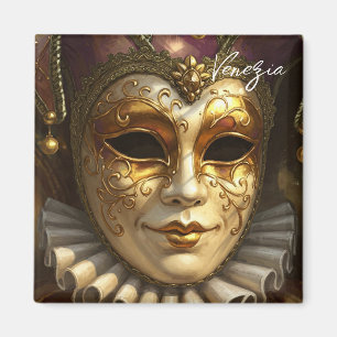 Venezia Venetië Italië Carnaval Mask Magneet