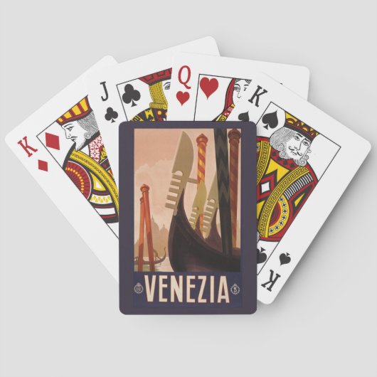  Venezia (Venetië) Italië Pokerkaarten (Achterkant)