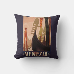 Venezia (Venetië) Italië vintage reiskussen Kussen
