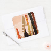 Venezia Vierkante Sticker (Envelop)