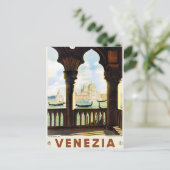 venezia vintage - reis briefkaart (Staand voorkant)