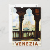 venezia vintage - reis briefkaart (Voorkant / Achterkant)