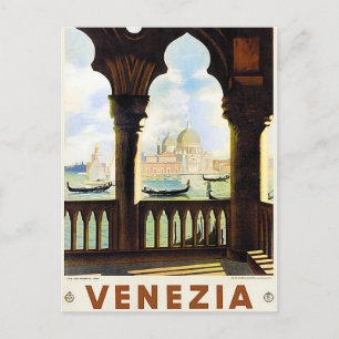 venezia vintage - reis briefkaart