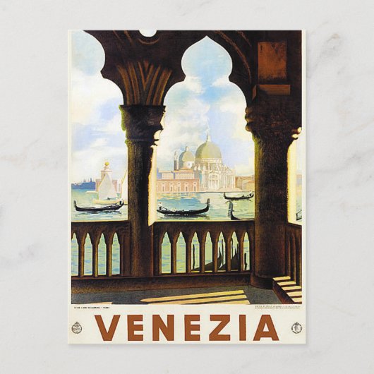 venezia vintage - reis briefkaart (Voorkant)