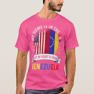 Venezolaans - Amerikaans patriothart komt uit Vene T-shirt