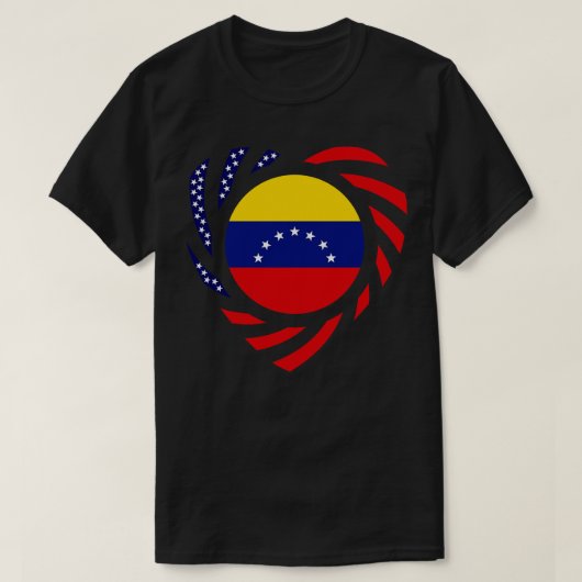 Venezolaanse Amerikaanse Multinationale Patriot Fl T-shirt (Design voorkant)