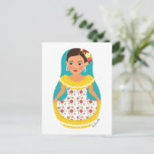 Venezolaanse danser Matryoshka Briefkaart (Staand voorkant)