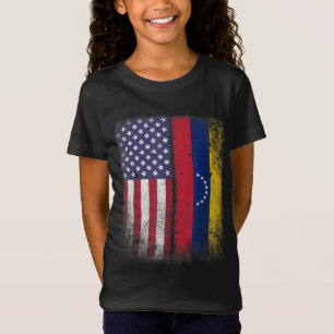 Venezolaanse roots Amerikaans geteeld Venezuela Am T-shirt