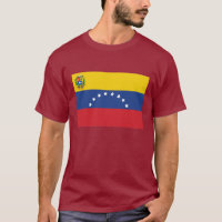 Venezolaanse vlag Basis Donkere T-shirt