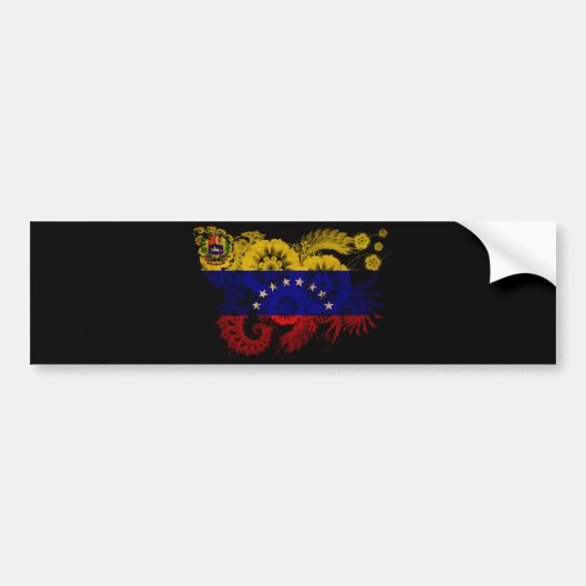 Venezolaanse vlag bumpersticker (Voorkant)