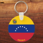 Venezolaanse vlag charmant patriotticum sleutelhanger (Voorkant)
