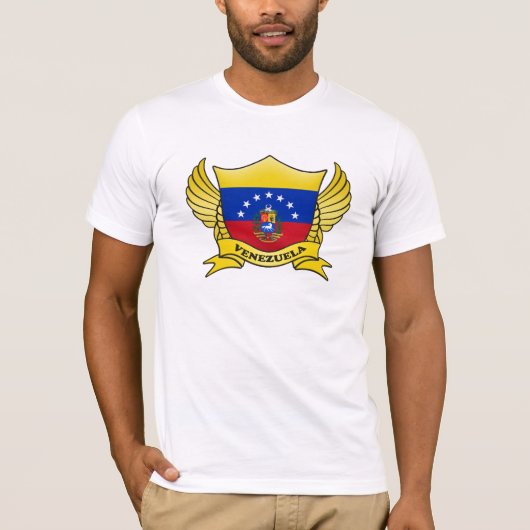 Venezolaanse vlag Emblem T-shirt (Voorkant)