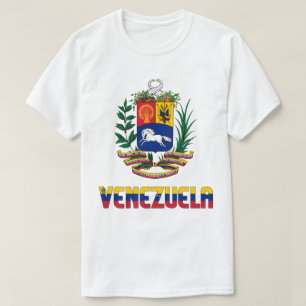 Venezolaanse vlag en wapenschild t-shirt