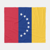 Venezolaanse vlag fleece deken (Voorkant (Horizontaal))