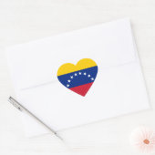 Venezolaanse vlag hart sticker (Envelop)