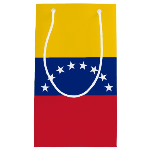 Venezolaanse vlag klein cadeauzakje (Voorkant)