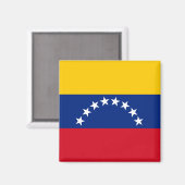 Venezolaanse vlag magneet (Voorkant / Achterkant)
