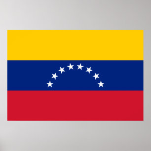 Venezolaanse vlag poster