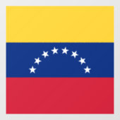 Venezolaanse vlag raamsticker (Vel)