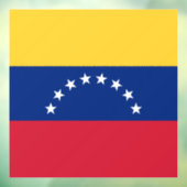 Venezolaanse vlag raamsticker (Vel 3)