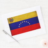 Venezolaanse vlag rechthoekige sticker (Envelop)