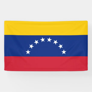 Venezolaanse vlag spandoek