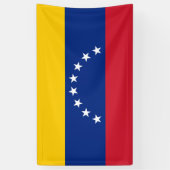 Venezolaanse vlag spandoek (Verticaal)