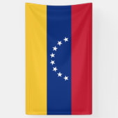 Venezolaanse vlag spandoek (Verticaal)