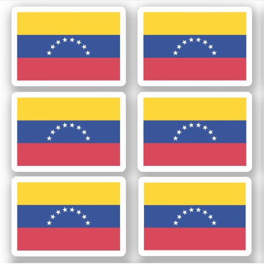 Venezolaanse vlag sticker (Voorkant)