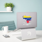 Venezolaanse vlag sticker (Laptop op bureau)