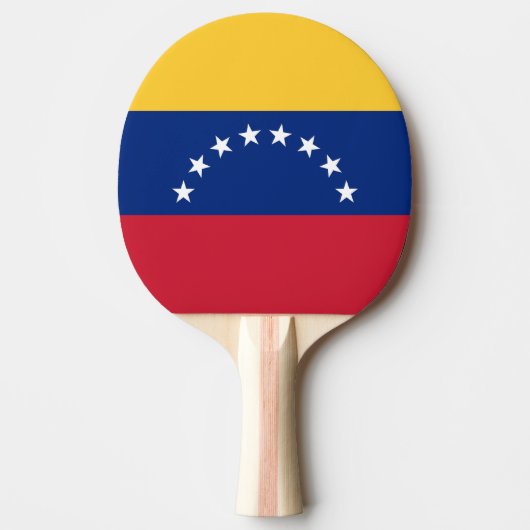 Venezolaanse vlag tafeltennisbatje (Voorkant)