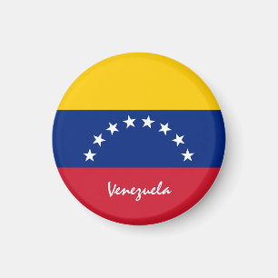 Venezolaanse vlag & Venezuela - sport- en sportfan Magneet